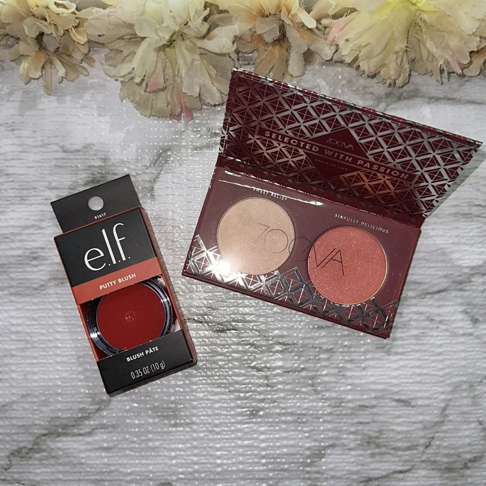 BLUSH BUNDLE e.l.f. Putty Blush | ZOEVA Spice of Life Duo